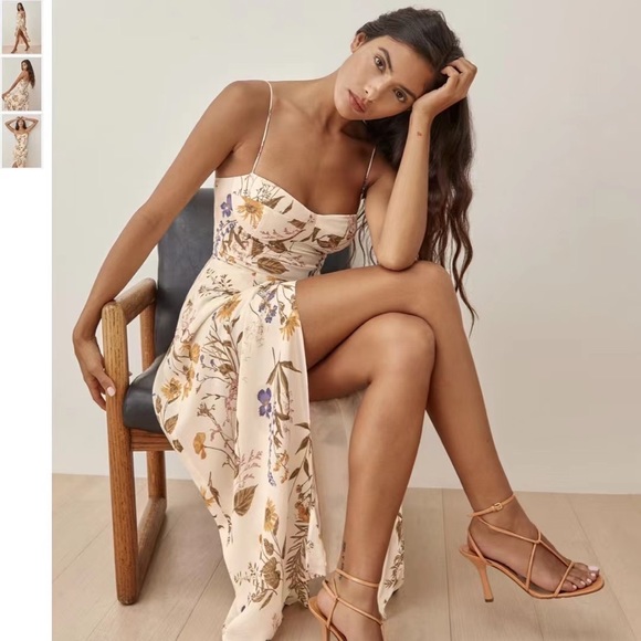Reformation Dresses & Skirts - Reformation Petites Kourtney Dress in Frolic NWOT